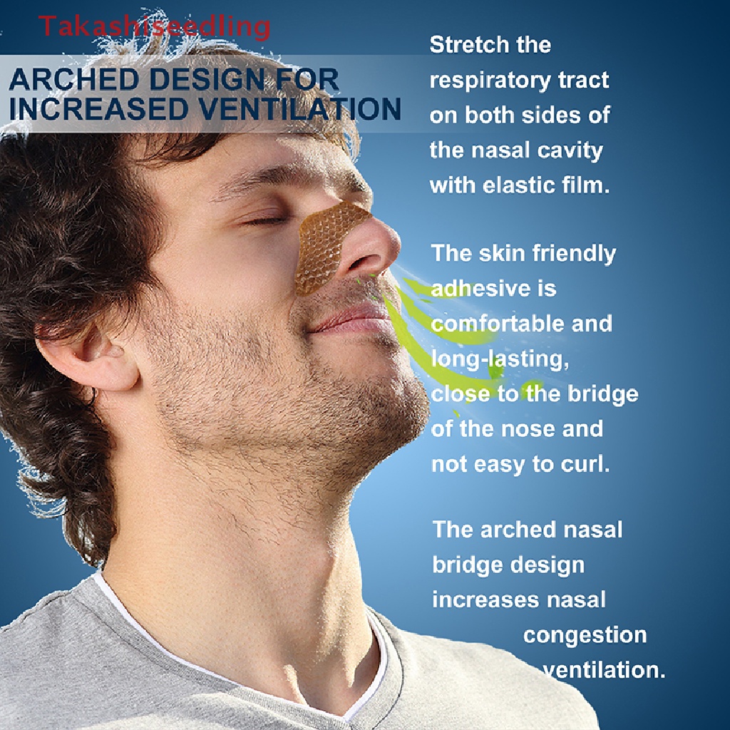 Bộ 10 Miếng Dán Mũi Chống Ngáy Thoáng Khí Tốt Cho Da