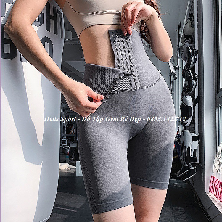 Quần biker short tập gym tập yoga GEN BỤNG quần legging đùi thun dệt co giãn nâng mông cho nữ Rẻ Đẹp 𝑮𝒀𝑴𝑺𝑻𝑶𝑹𝑬 165