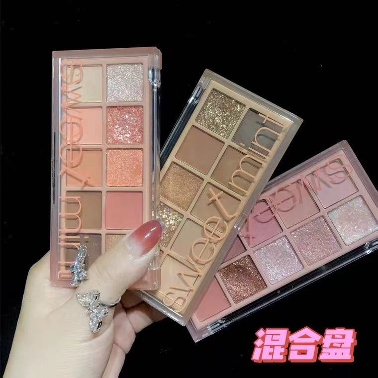 [Hàng mới về] Bảng phấn mắt Sweet Mint 10 màu sắc trang điểm thời trang | BigBuy360 - bigbuy360.vn