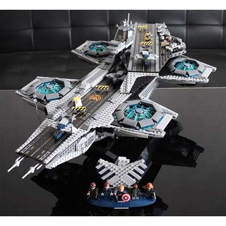 Đồ chơi Lắp ghép Mô hình Super Heroes The Shield Helicarrier SHIELD tàu sân bay Decool Jisi 7100 Lepin 07043 80033