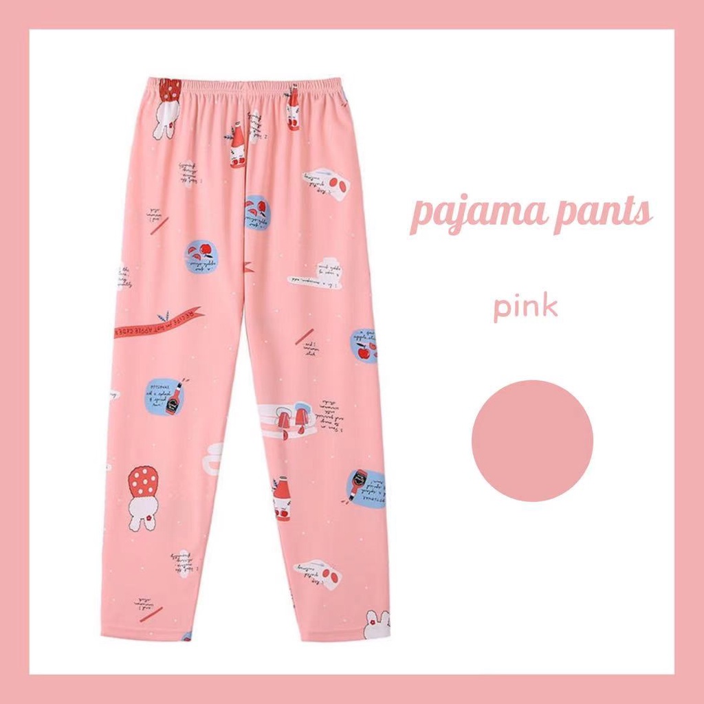 Quần ngủ lưng cao kiểu dáng rộng rãi vừa vặn họa tiết dễ thương cỡ lớn thời trang mùa thu và mùa xuân dành cho nữ | BigBuy360 - bigbuy360.vn
