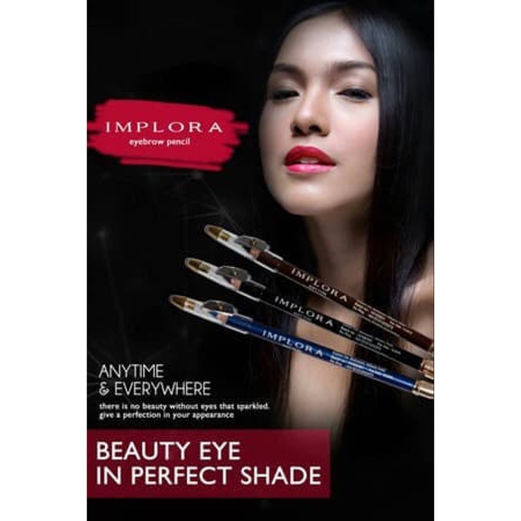 (hàng Mới Về) Bút Chì Kẻ Lông Mày Implora 2 Trong 1 Mềm Mại Có Đầu Cọ Bpom | BigBuy360 - bigbuy360.vn