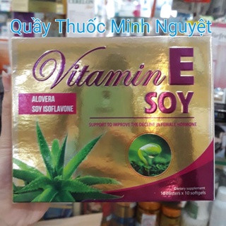 Viên uống vitamin e soy 400 hộp 100 viên