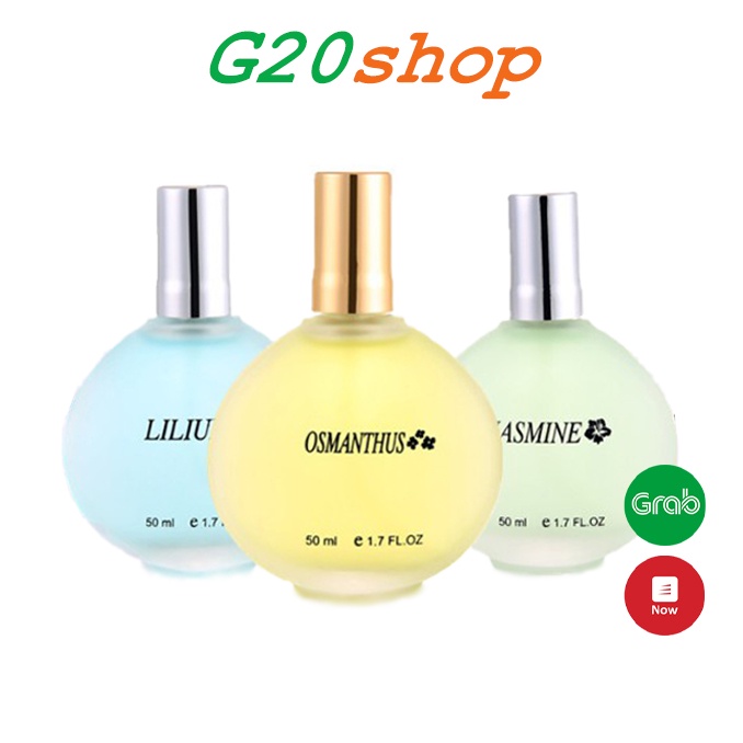 Nước hoa nữ hương hoa Eau De Toilette Vaporisateur Natural Spray 50ML Nội Địa g20shop