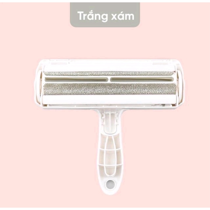 Cây lăn lông tĩnh điện hút sạch lông chó mèo trên bề mặt vải