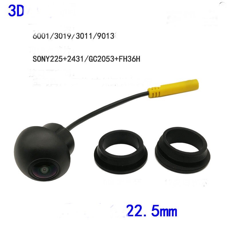 Mắt camera 360 3D độ nét AHD góc quay 180 độ