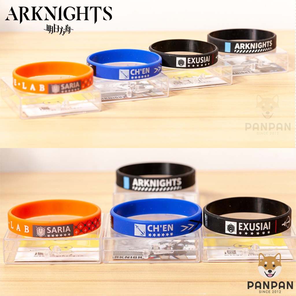 Vòng đeo tay thời trang ARKNIGHTS (silicon) có hộp đựng