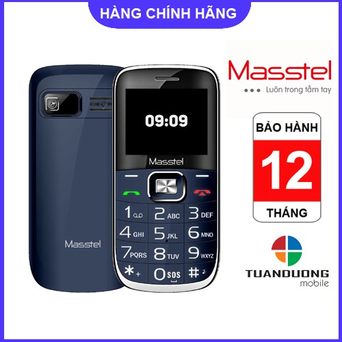 [Mã 159ELSALE hoàn 7% xu đơn 300K] Điện thoại Masstel Fami P20 - Hàng Mới Nguyên Hộp,Bảo Hành Chính Hãng