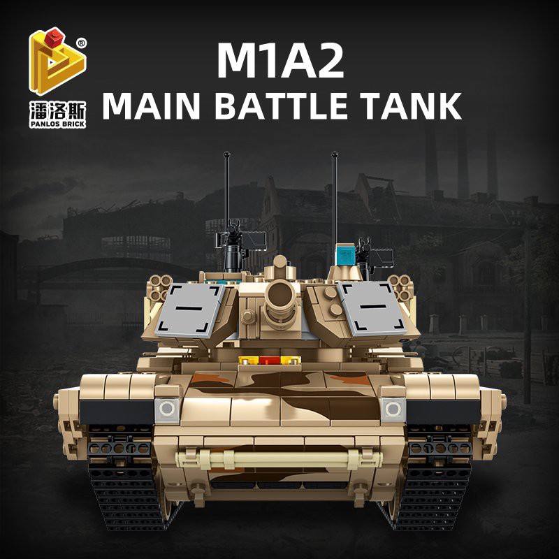 (CÓ SẴN) Lắp ghép Mô hình Tank Army 632010 Xe tăng chiến đấu chủ lực M1A2 của Mỹ