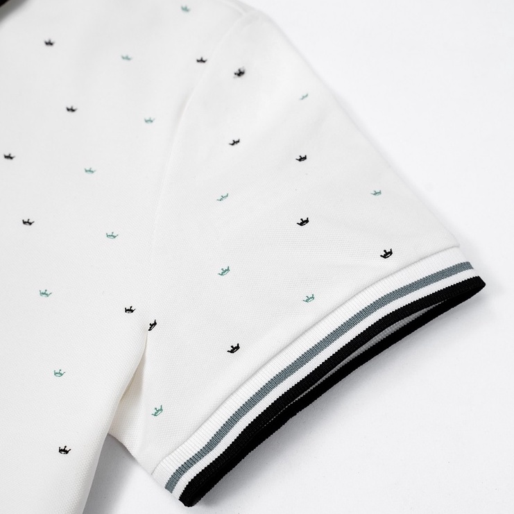 Áo polo YODY nữ mắt chim in hình vương miện APN5044