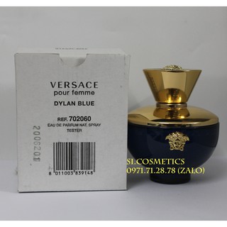 [Mã COSBAUH3 giảm 8% đơn 300K] [ Tester ] Nước hoa nữ Versace Pour Femme Dylan Blue EDP 100ml