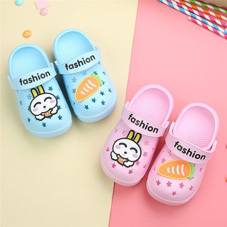 Dép xốp trẻ em hình thỏ con cà rốt mang siêu nhẹ chống trượt