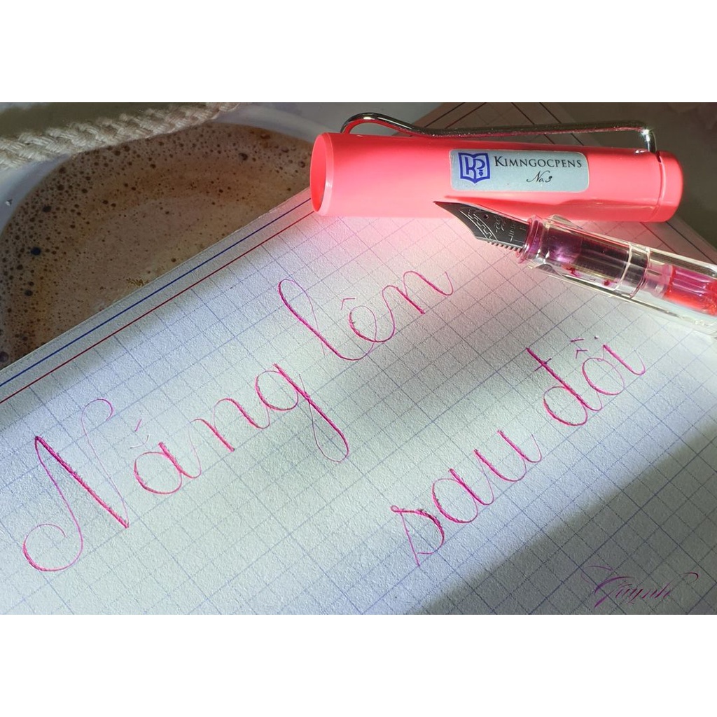 Bút Kim Ngọc No3  bút luyện chữ đẹp Kimngocpens, ngòi mài, nét mảnh
