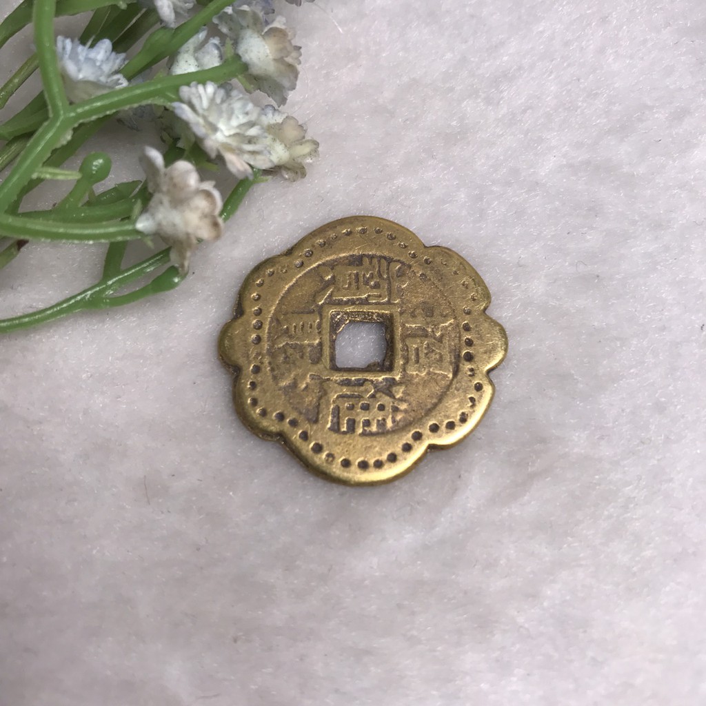 Combo 5 đồng tiền hoa mai bằng đồng kt 3cm | BigBuy360 - bigbuy360.vn