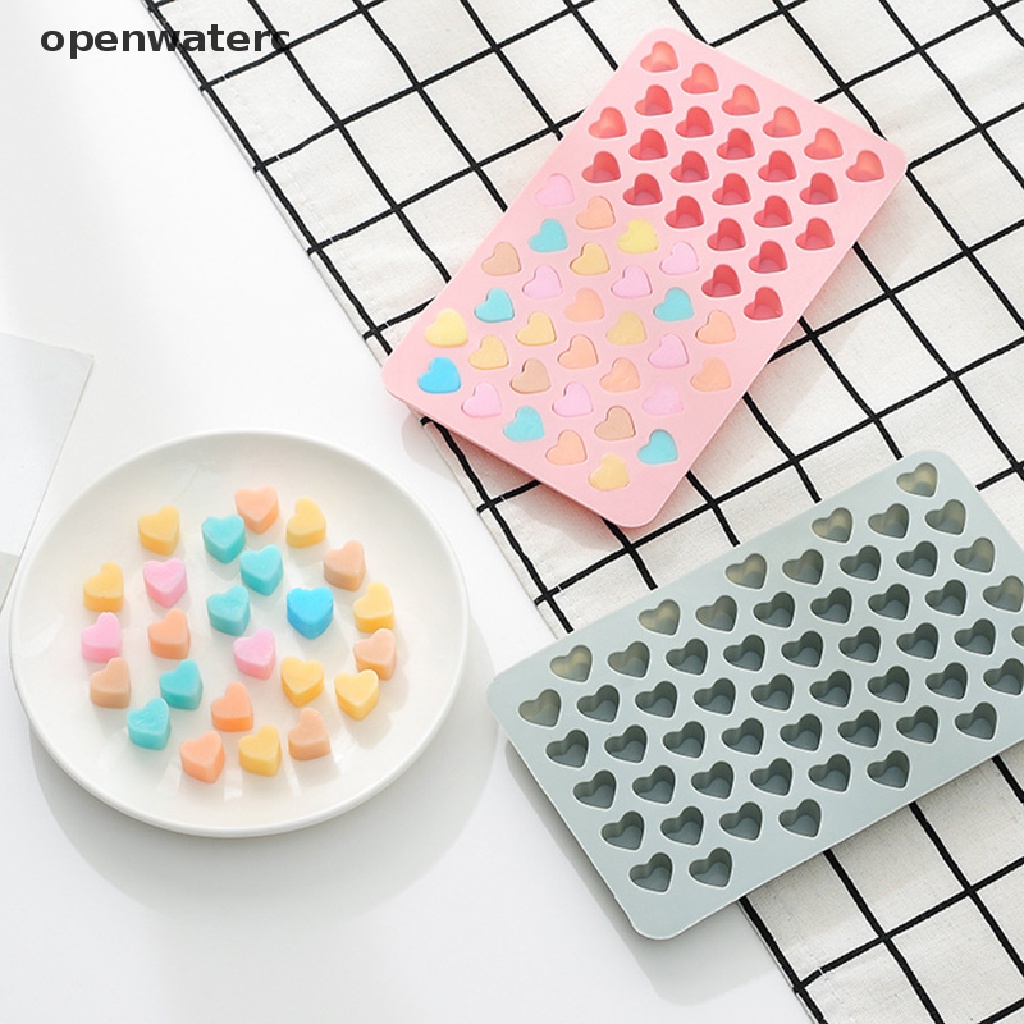 Khuôn Silicon Làm Đá / Sô Cô La / Đá Viên Hình Trái Tim Mini DIY