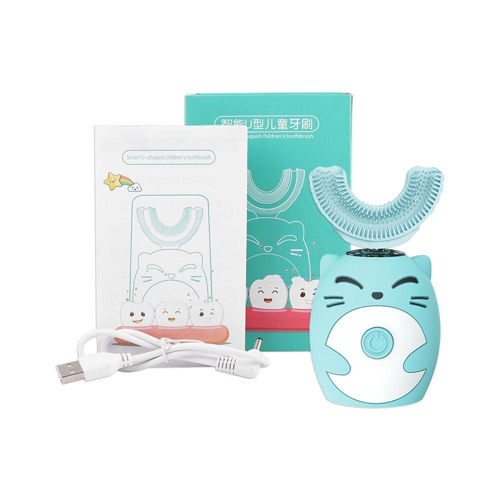 Bàn Chải Đánh Răng Tự Động Xoay 360 Độ Hình Chữ U Dễ Thương