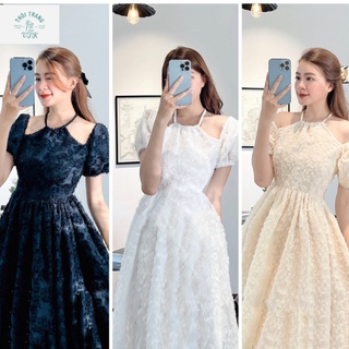 Đầm thiết kế áo yếm cao cấp