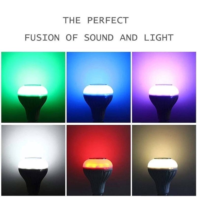 Bóng Đèn LED Thông Minh E27 RGB Điều Khiển Từ Xa