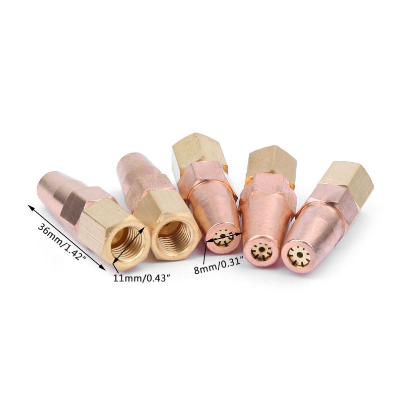 Set 5 vòi phun mỏ hàn khí gas oxy H01-6