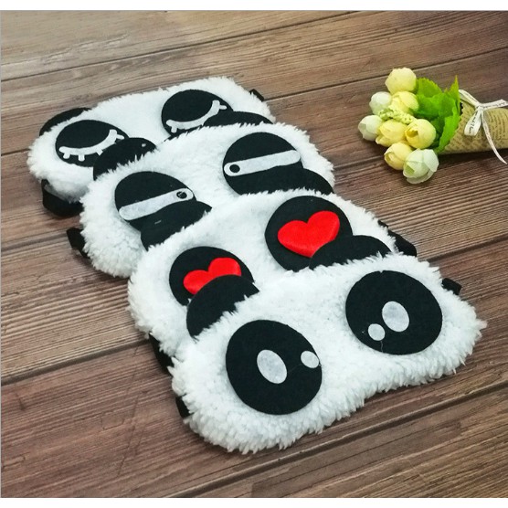 ⚡ Giá Sỉ ⚡Mặt Nạ Trùm Mắt Ngủ Panda Siêu Xinh - Miếng Che Mắt Khi Ngủ Hot Cute