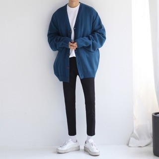 (Order taobao)-Áo Cardigan len nam Kaito style Hàn Quốc