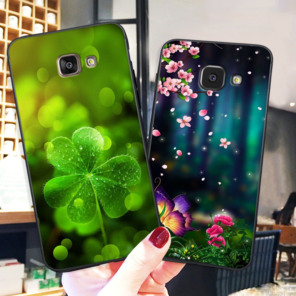 Ốp sam sung in hình HOA cho máy ss A3-A5-A7-2016-2017
