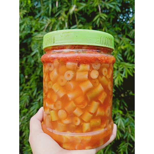 Măng trúc Yên Bái ngâm muối ớt hộp 1kg