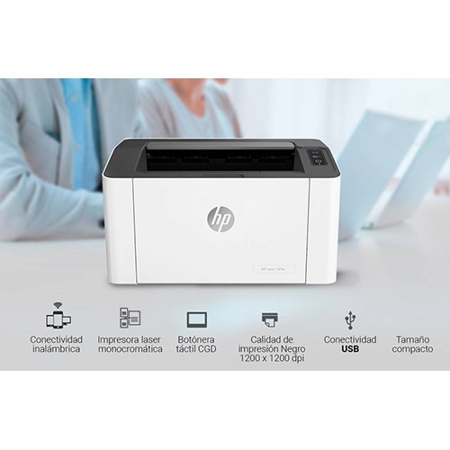 Máy in HP Laser 107a, in laser mực rẻ