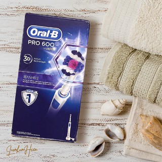 BÀN CHẢI ĐIỆN ORAL-B CHO HIỆU QUẢ LÀM TRẮNG RĂNG ❤ ORAL-B PRO 600 3DWHITE