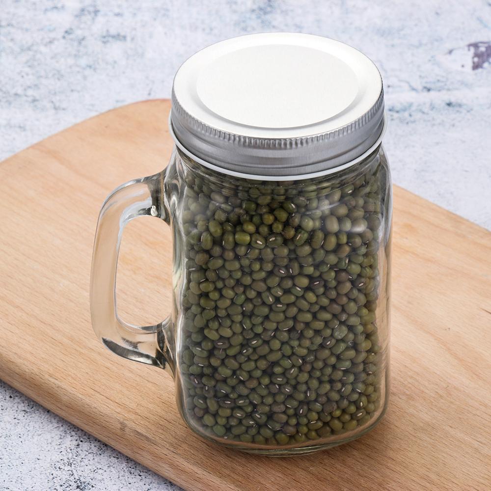 Set 10 Nắp Đậy Hũ Gia Vị Miệng Rộng Bằng Thiếc