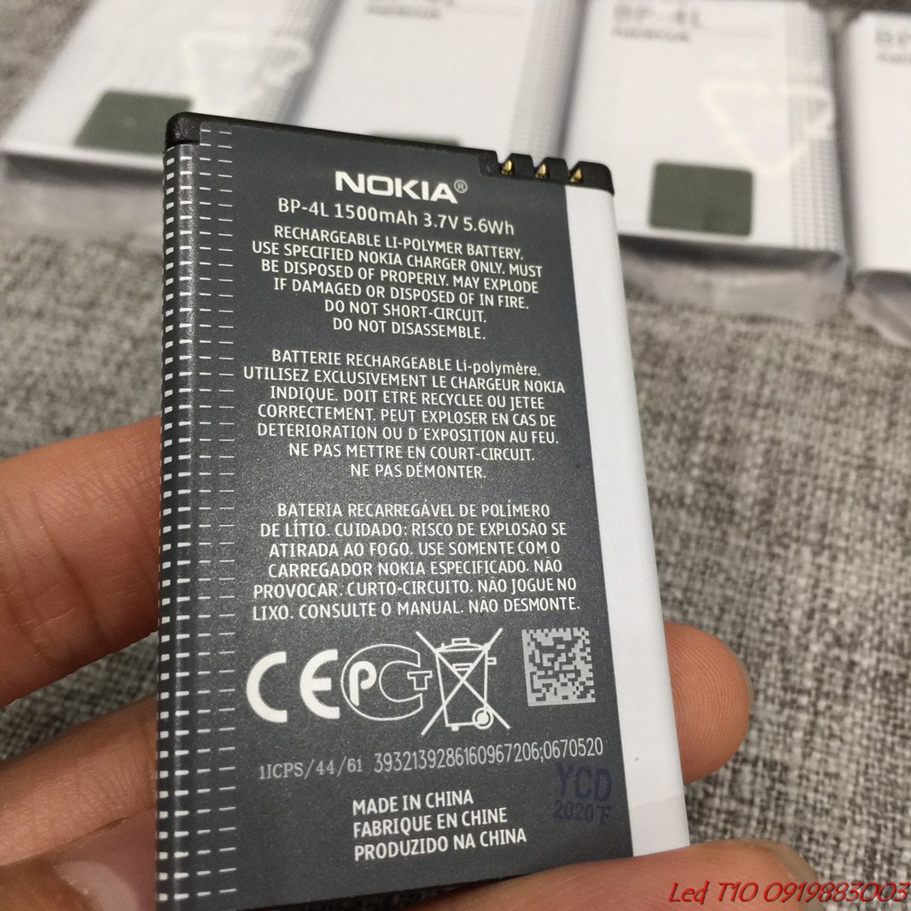 (Dùng 3-4 ngày) Pin Nokia BP-4L cho Nokia E52 Nokia E71 Nokia E72