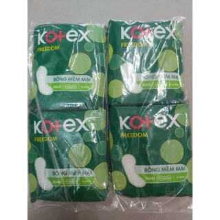 Băng vệ sinh Kotex Freedom không cánh 8 miếng lốc 8 gói