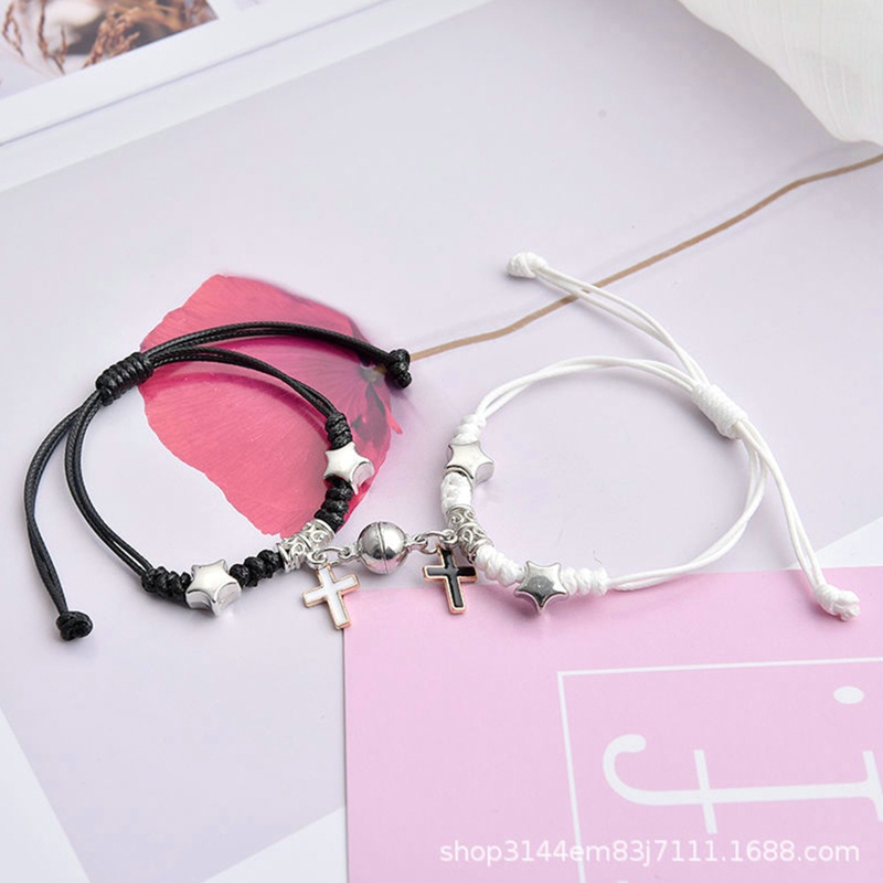 Vòng Tay Bện Dây Gắn Chuông Sáng Tạo Có Thể Điều Chỉnh Cho Cặp Đôi