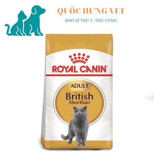 Hạt Cho Mèo Lớn Anh Lông Ngắn Royal Canin British Shorthair...2KG...QUOCHUNGVET