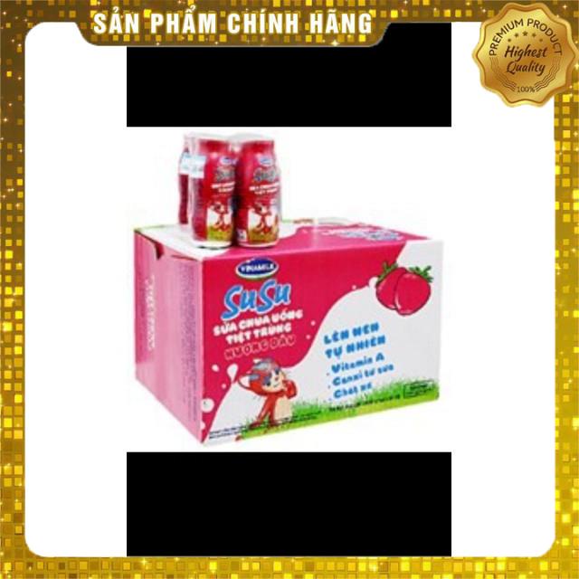 Thùng 48 Hộp ( 8 lốc) sữa chua uống SuSu đủ vị chai 80ml