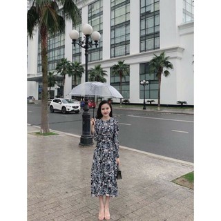 Váy hoa vintage tiểu thư
