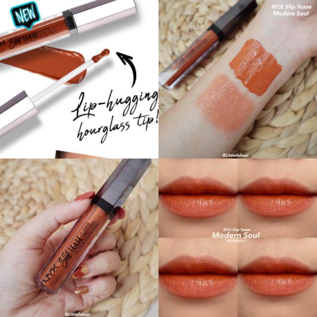 Son Kem Bóng Nyx Slip Tease Full Color Lip Lacquer (nhiều màu lựa chọn)