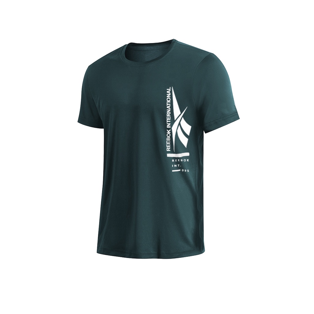 Áo Thun Nam Tay Ngắn 𝗥𝗘𝗘𝗕𝗢𝗞 𝗔𝟬𝟮 Cổ Tròn Áo Phông Thể Thao Chạy Bộ tập gym Nam vải thoáng khí thời trang