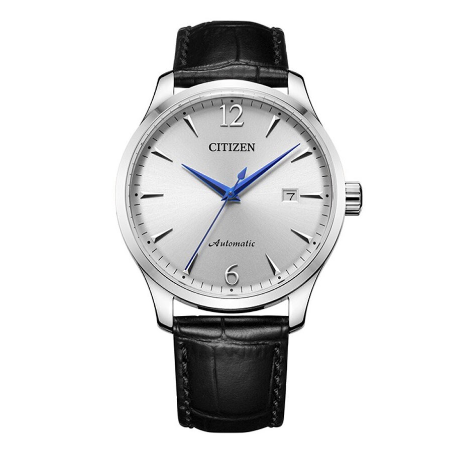 Đồng Hồ Citizen Nam Dây Da Máy Cơ-Automatic NJ0110-18A - Mặt Trắng (40mm)