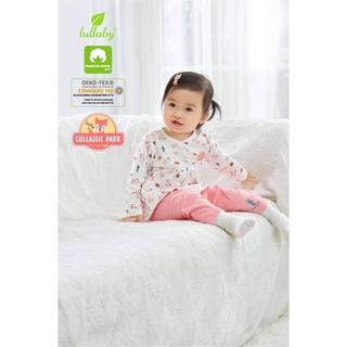 Bộ chữ A cổ tim, raglan Lullaby cho bé