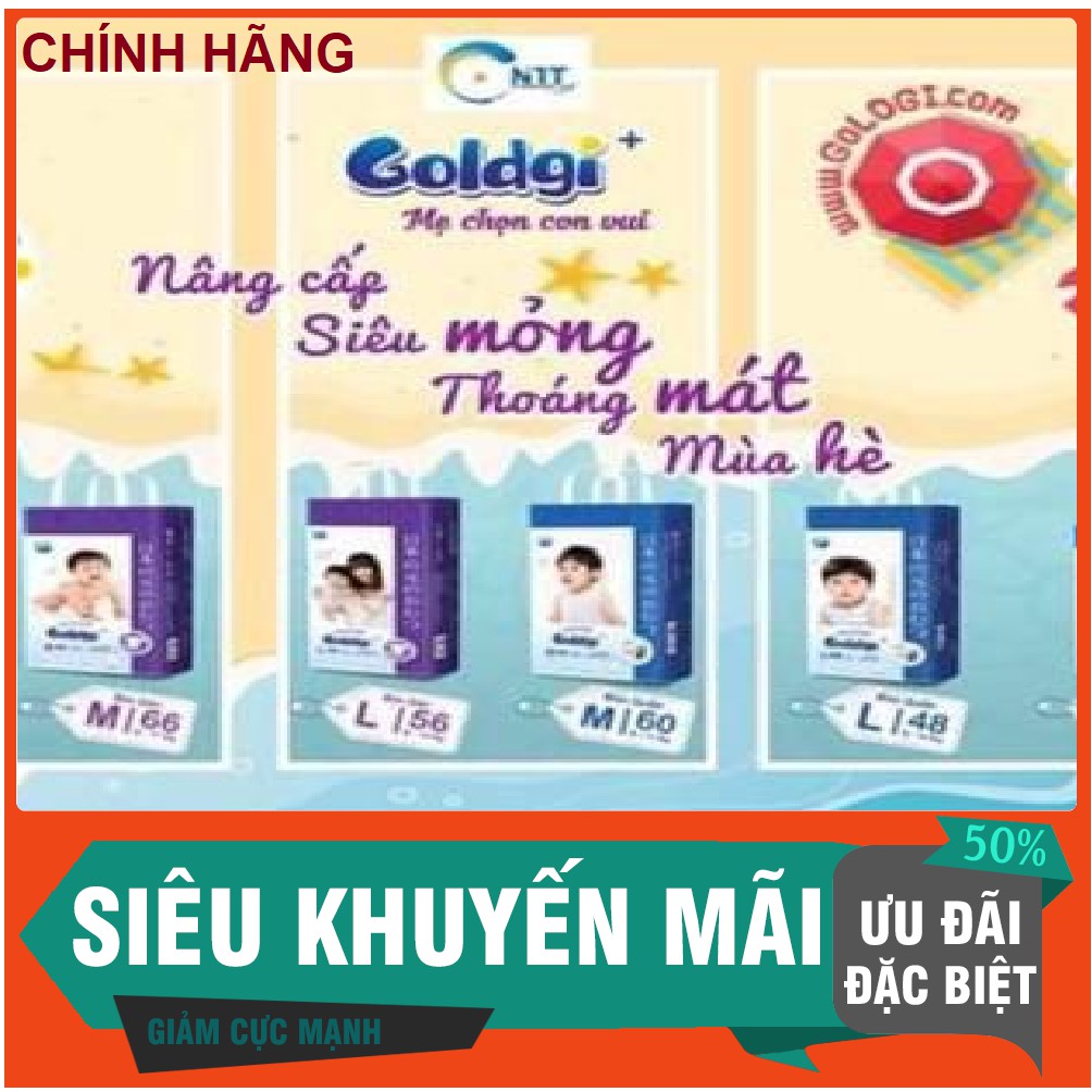 ⚡𝐂𝐎𝐌𝐁𝐎 𝟒 𝐁𝐈̣𝐂𝐇⚡ Bỉm GOLDGI+/GOLDGI X5 NÂNG CẤP NHẬT BẢN Dán/Quần Đủ Size NB92/S84/M66/M60/L56/L48/XL46/XL44/XXL34