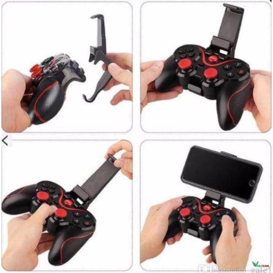 Tay cầm chơi game bluetooth X3 - T3- đế kẹp điện thoại và usb chơi trên PC | BigBuy360 - bigbuy360.vn