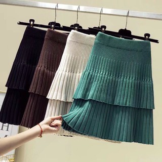 Chân váy len 2 tầng siêu xinh