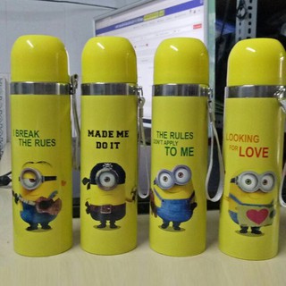 Bình Giữ Nhiệt Inox Hello Kitty Doraemon Minion