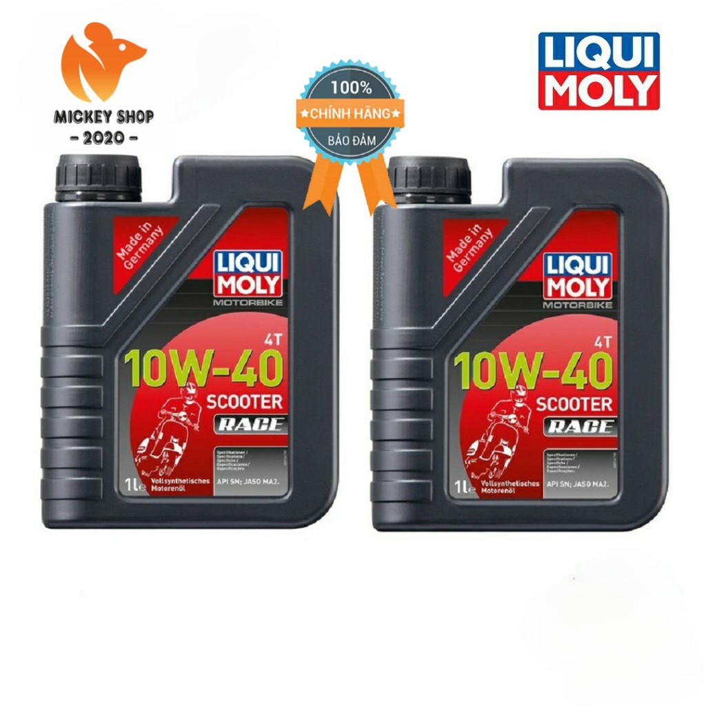 [HOT] Nhớt Xe Tay Ga Liqui Moly Motorbike 4T 10W-40 API-SN Scooter Race – CHÍNH HÃNG