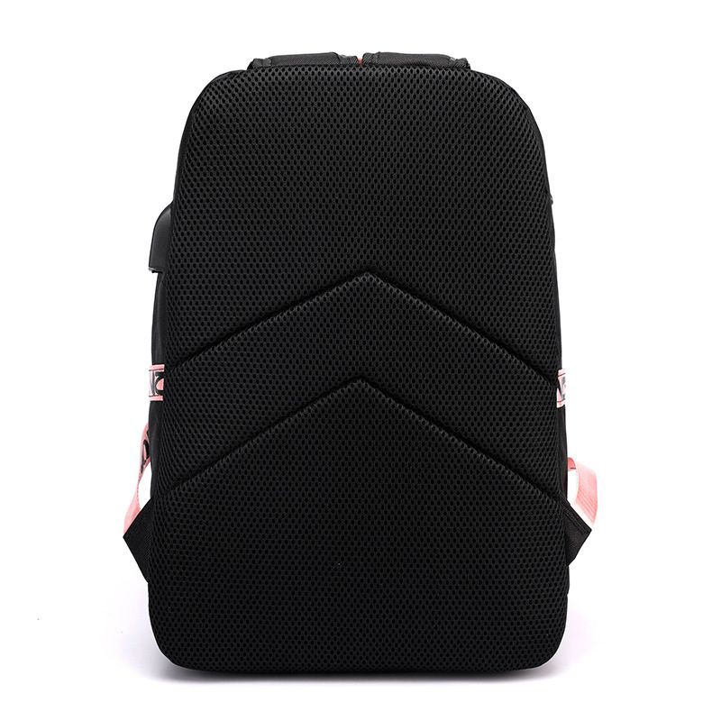 KPOP BlackPink Girl's Backpack Schoolbags USB Charge Travel Laptop Bagpack Bags