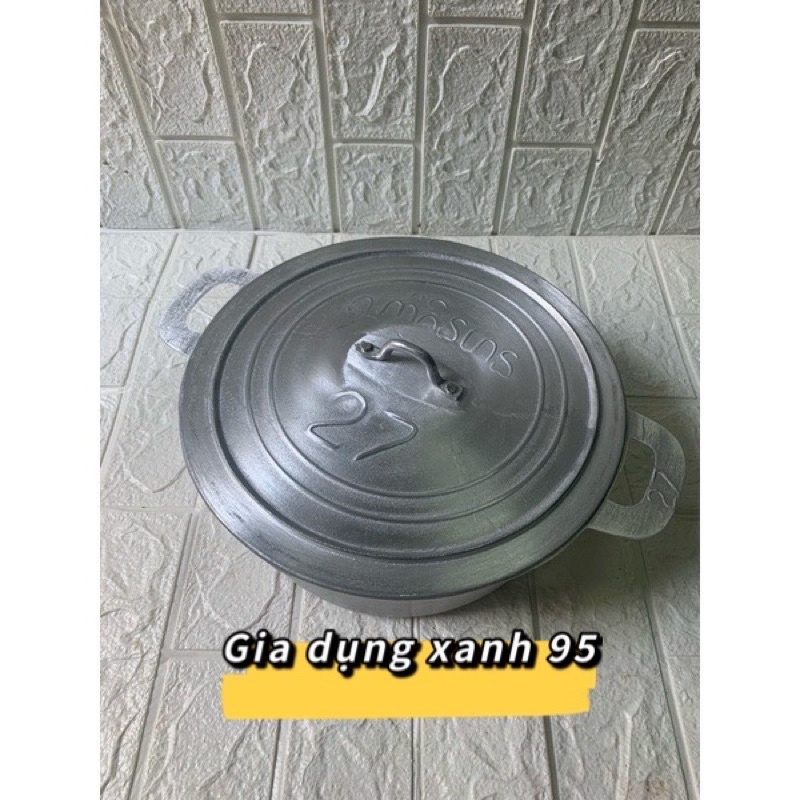 nồi gang miên đúc hàng cao cấp 27cm gang nguyên chất 100%