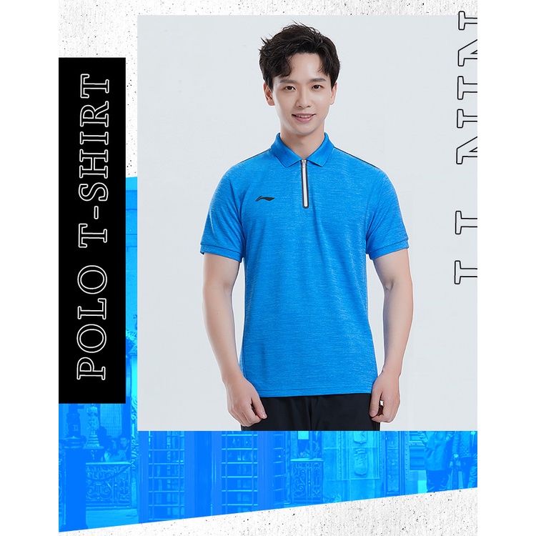 Áo thun polo Lining thể thao nam cao cấp chính hãng APLP173