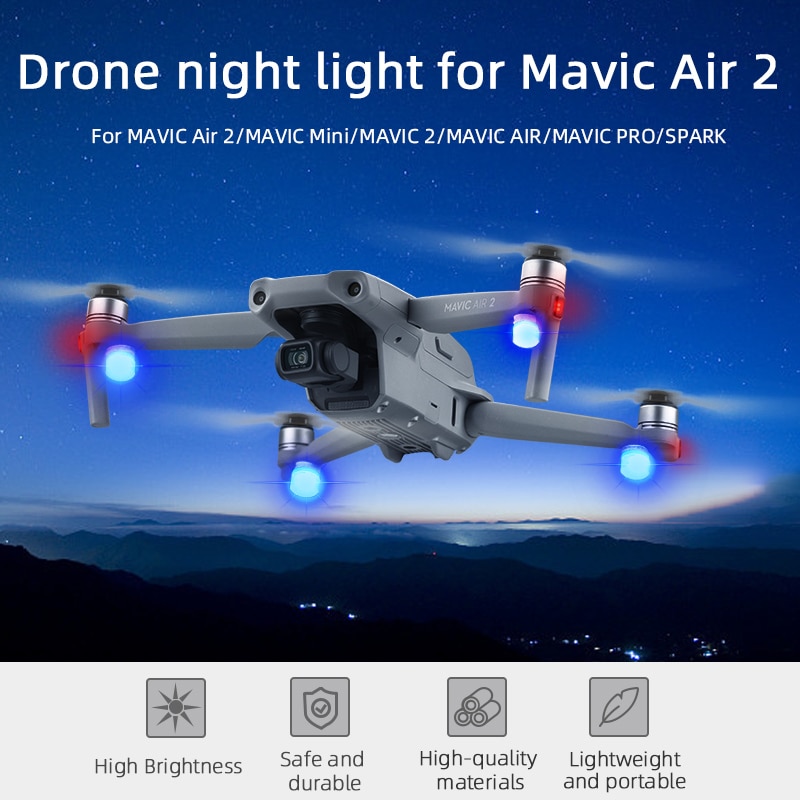 Bộ 4 Đèn led Tín Hiệu Cho dji mini 4 pro / mini 3 pro / mavic air 2s / dji air 3 / mini 2 / mini se mavic 2