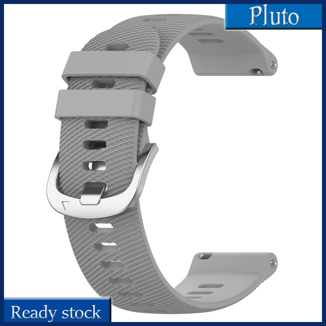 Mới Dây Đeo Thay Thế 20mm Bằng Silicon Khóa Inox Cho Đồng Hồ Thông Minh Samsung Garmin Venu